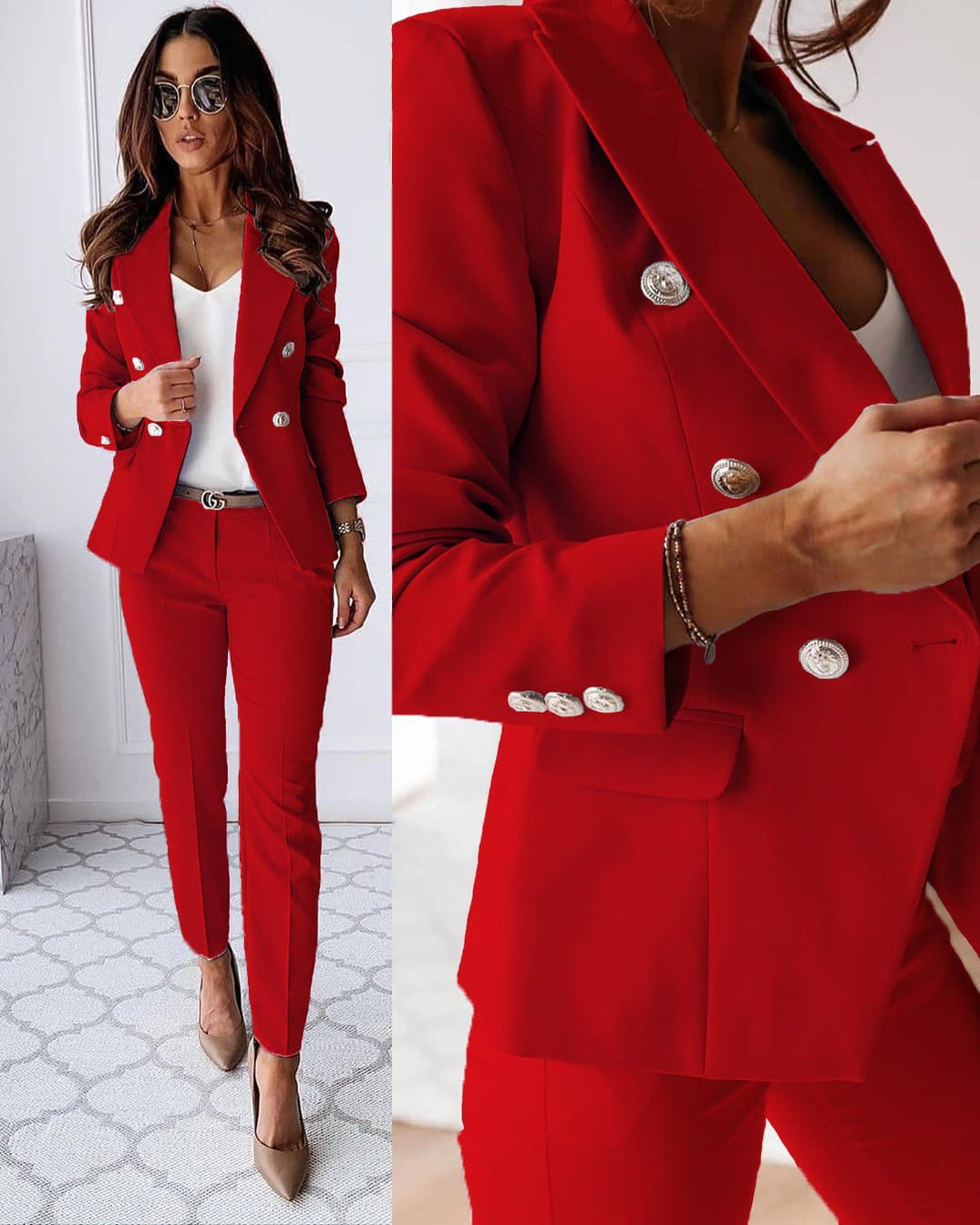 Vivian | Eleganter Hosenanzug mit Jacke & Hose 1