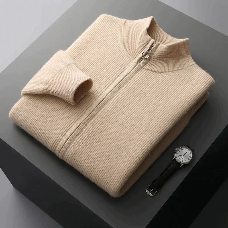 Von - Kuschelige Strickjacke für Männer 0