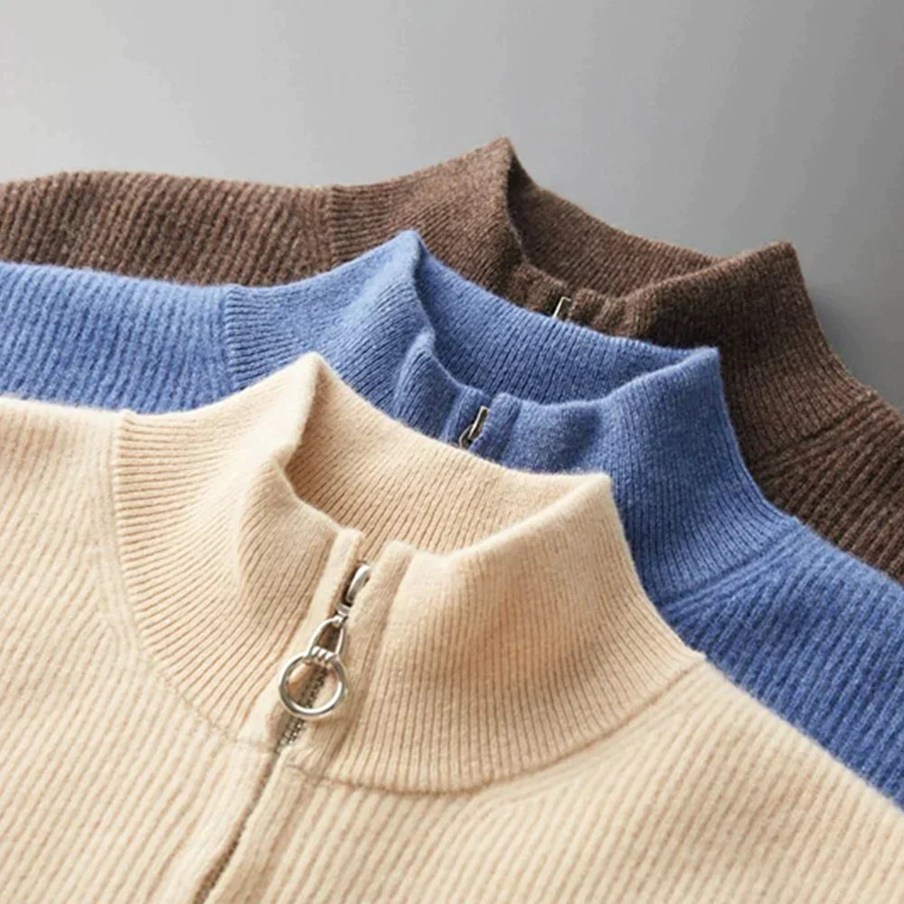Von - Kuschelige Strickjacke für Männer 1