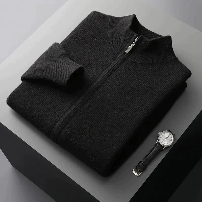 Von - Kuschelige Strickjacke für Männer 4