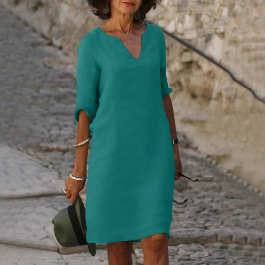Vondra – Elegantes knielanges Kleid 0