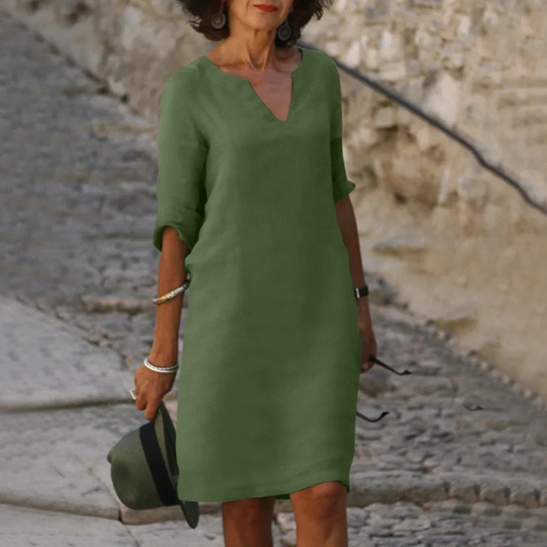Vondra – Elegantes knielanges Kleid 3