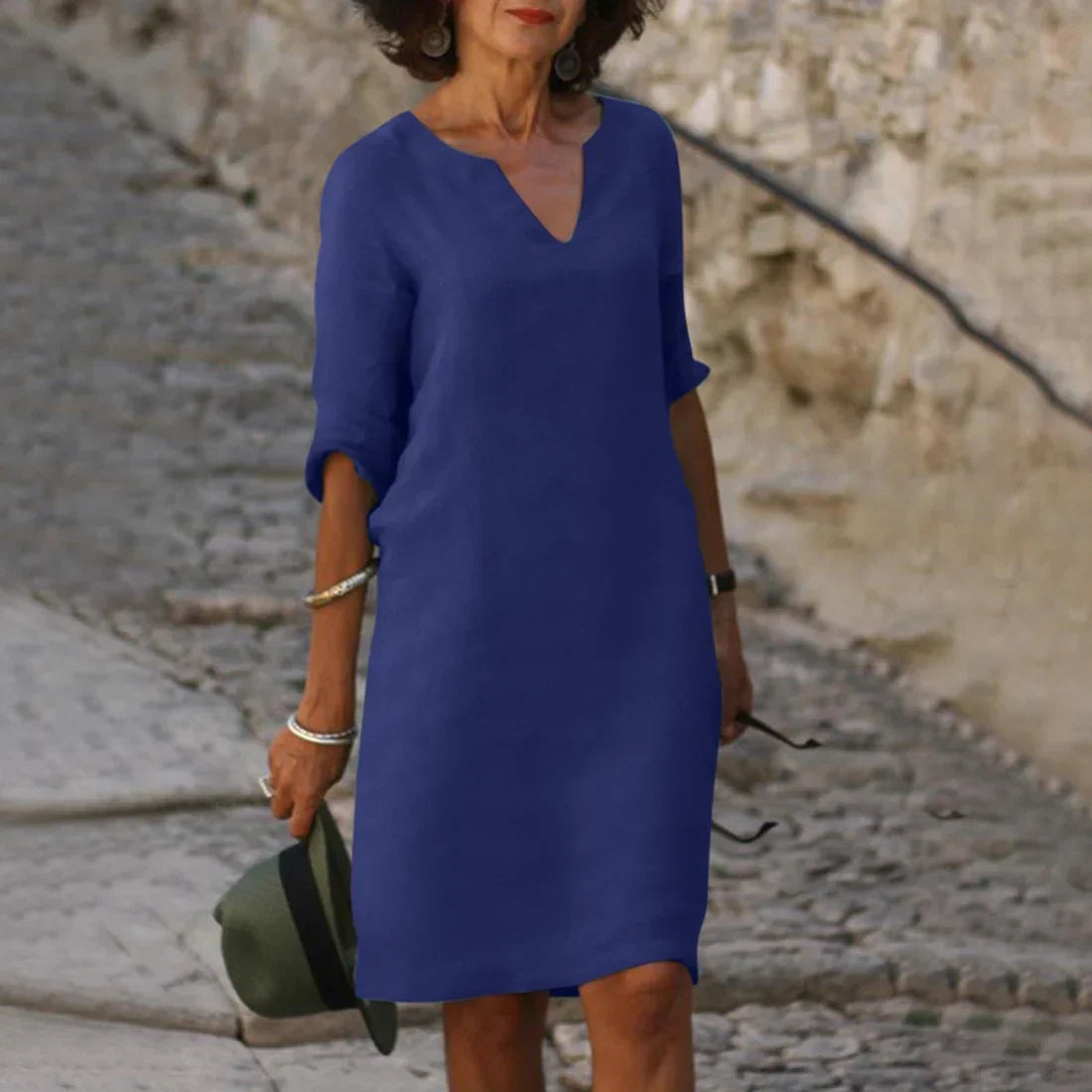 Vondra – Elegantes knielanges Kleid 9