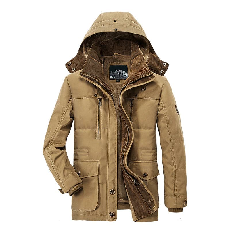 Warme und dicke Winterjacke für Herren 0