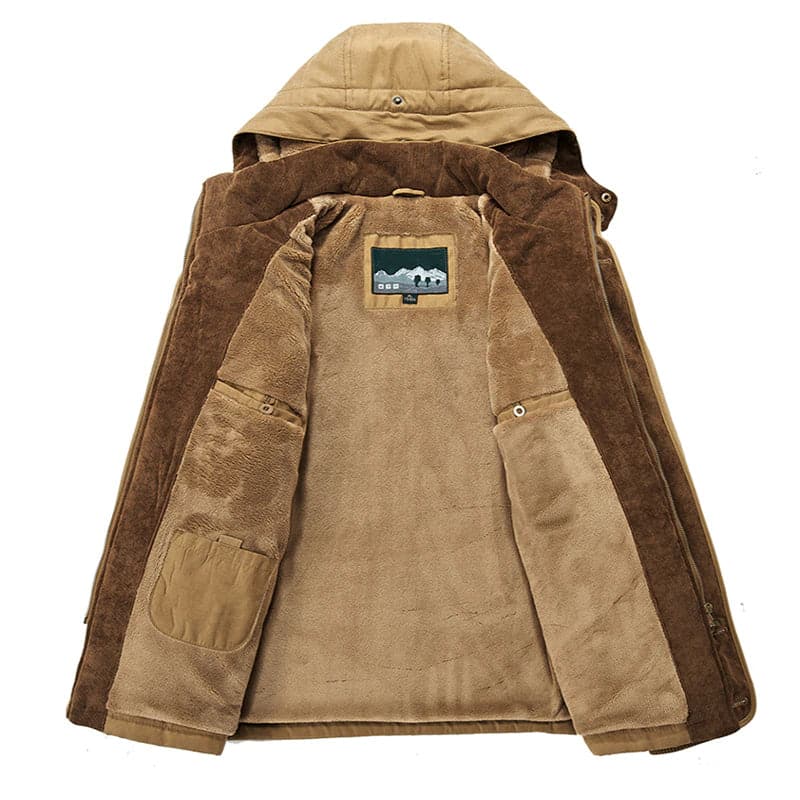 Warme und dicke Winterjacke für Herren 4