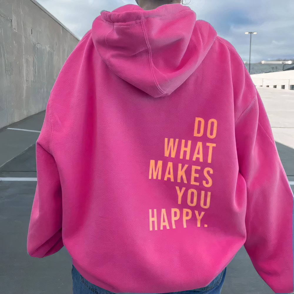 Warmer Baumwoll-Fleece Hoodie mit Kapuze für Damen | Ideal für Winter 2