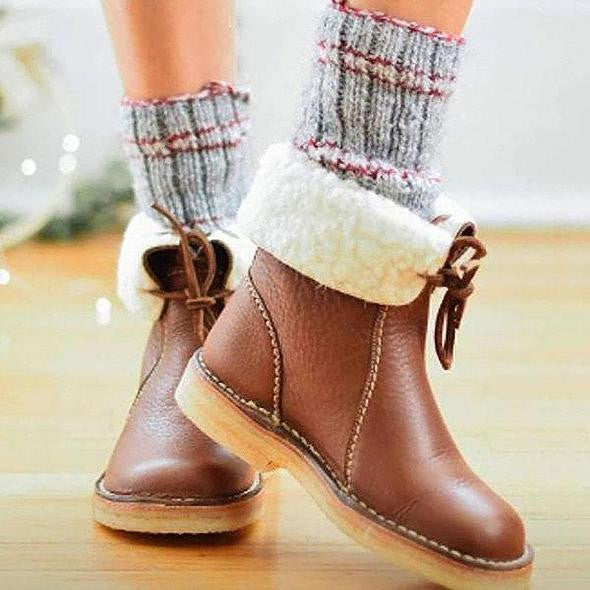 Wasserdichte Stiefel mit Wollfutter 1
