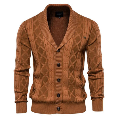 Waylon - Warme und lässige College-Strickjacke 0
