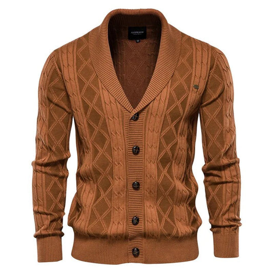 Waylon - Warme und lässige College-Strickjacke 0