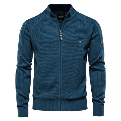 Waylon - Warme und lässige College-Strickjacke 10