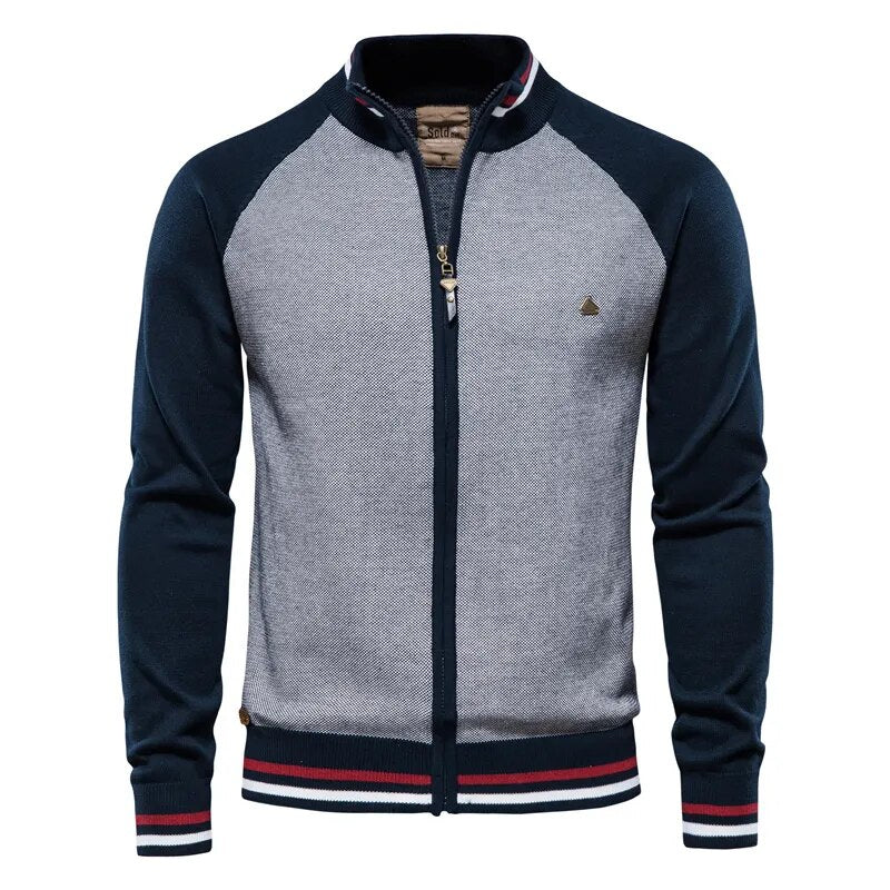 Waylon - Warme und lässige College-Strickjacke 11