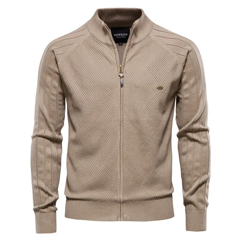Waylon - Warme und lässige College-Strickjacke 12