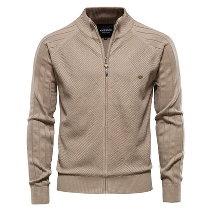 Waylon - Warme und lässige College-Strickjacke 12