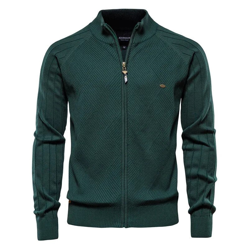 Waylon - Warme und lässige College-Strickjacke 14