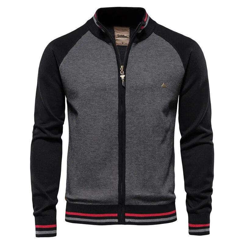 Waylon - Warme und lässige College-Strickjacke 6