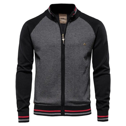 Waylon - Warme und lässige College-Strickjacke 6