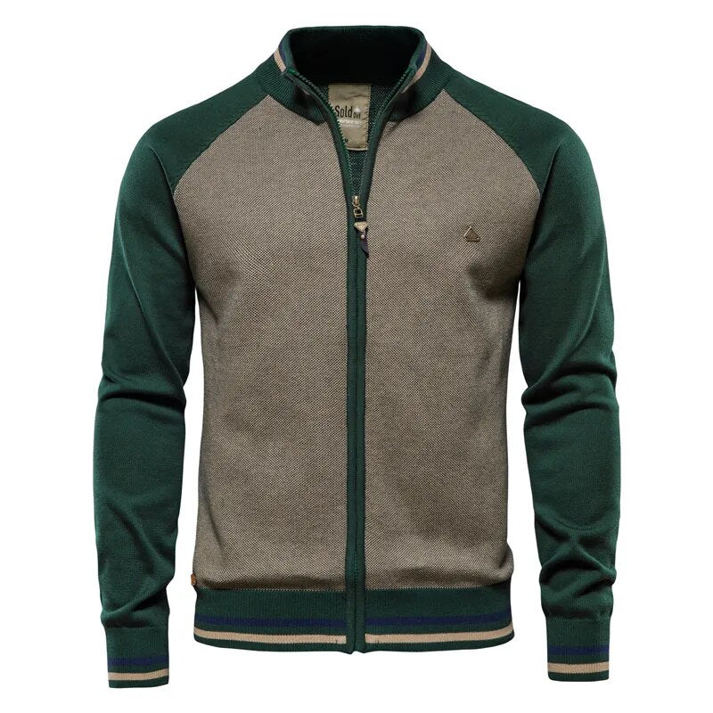 Waylon - Warme und lässige College-Strickjacke 7