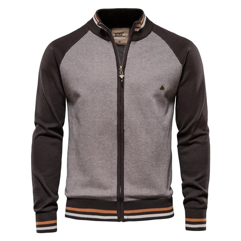 Waylon - Warme und lässige College-Strickjacke 8