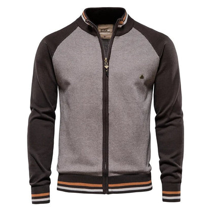 Waylon - Warme und lässige College-Strickjacke 8