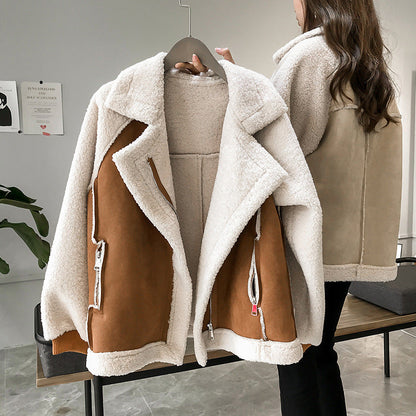 Wildleder Wintermantel 1