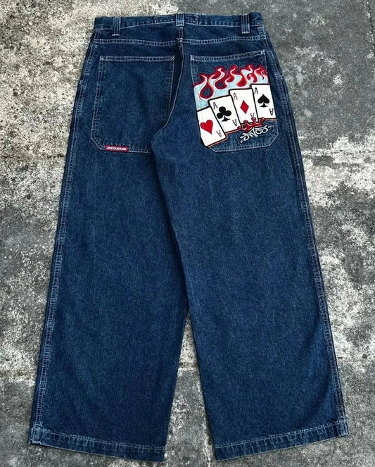 Y2K Baggy Harajuku Hosen für Frauen 0
