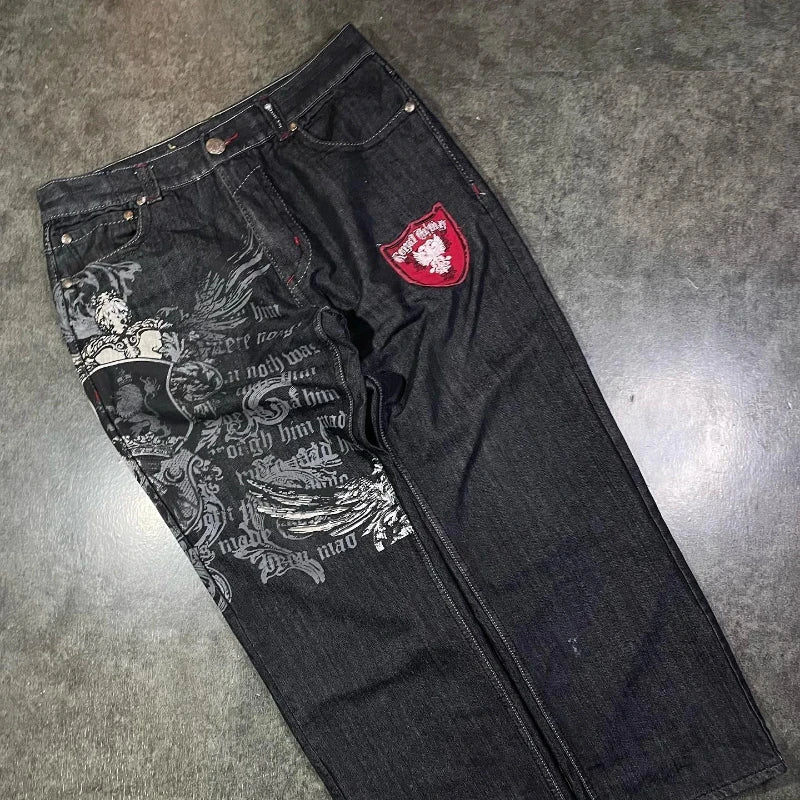 Y2K Baggy Harajuku Hosen für Frauen 15