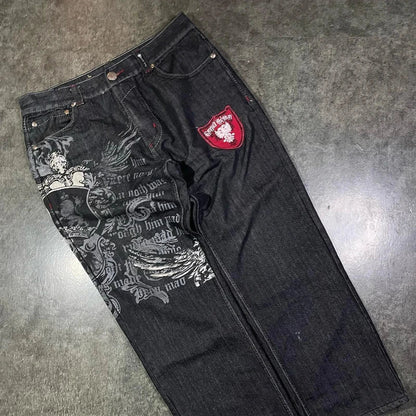 Y2K Baggy Harajuku Hosen für Frauen 15