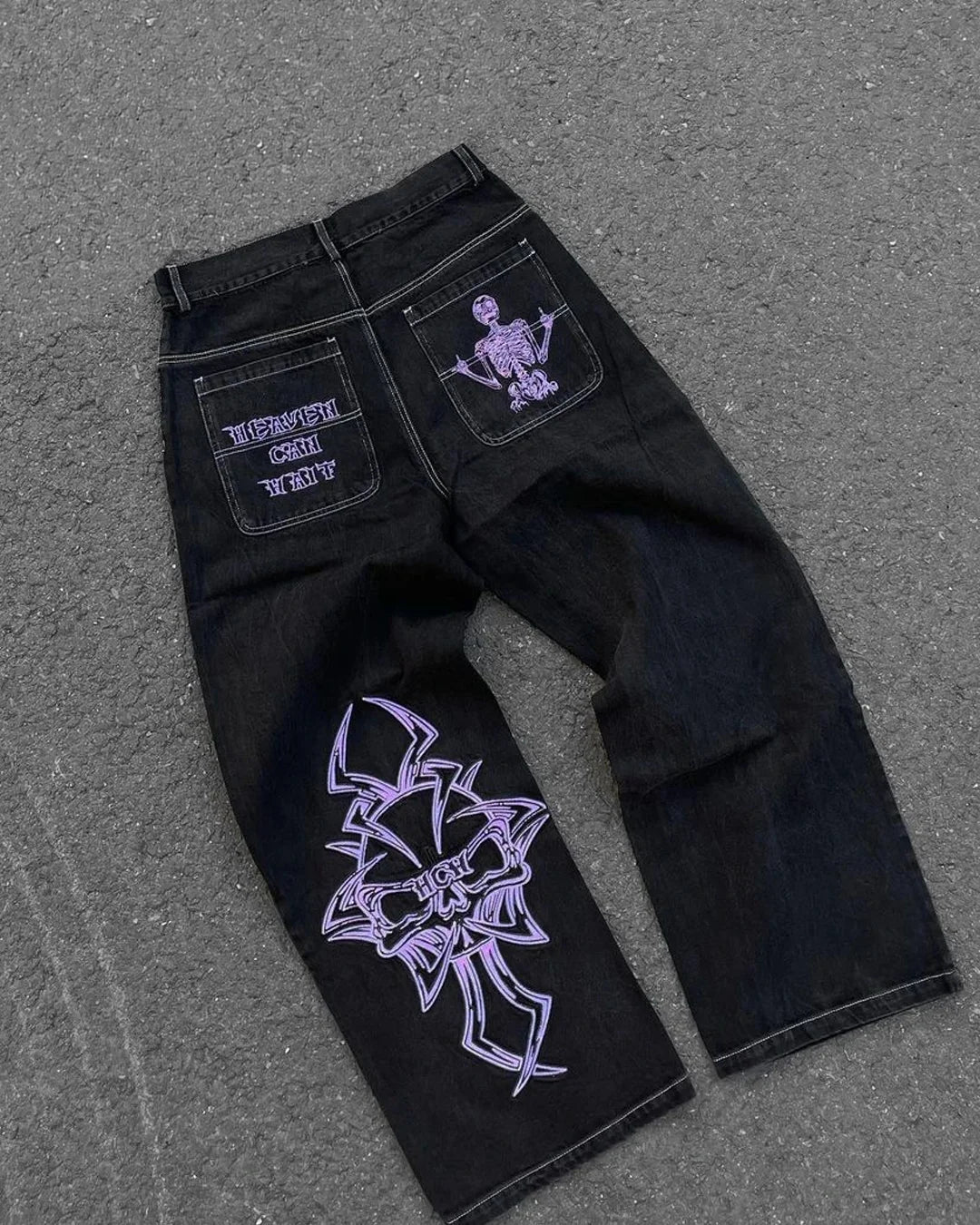 Y2K Baggy Harajuku Hosen für Frauen 5