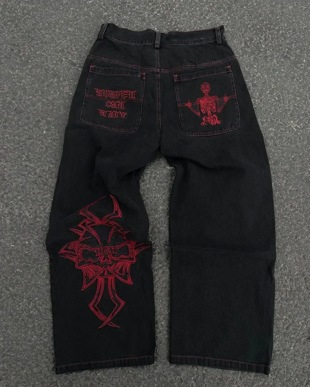 Y2K Baggy Harajuku Hosen für Frauen 6