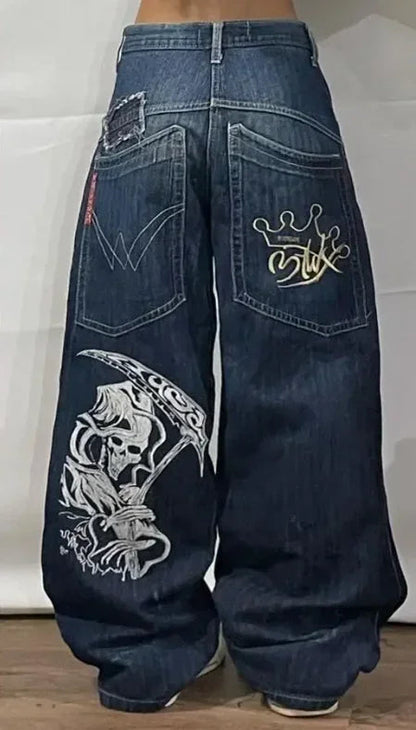 Y2K Baggy Harajuku Hosen für Frauen 9