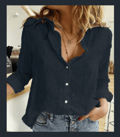 Yanna - Langärmligs Shirt - Lässig - Atmigsaktive Materialie - Alltagsauglich für Damen 2