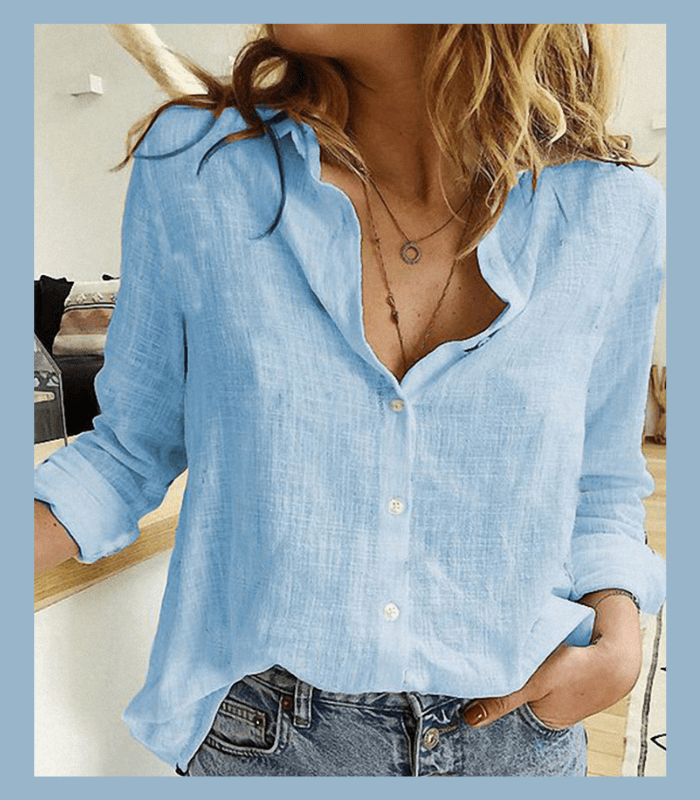 Yanna - Langärmligs Shirt - Lässig - Atmigsaktive Materialie - Alltagsauglich für Damen 3