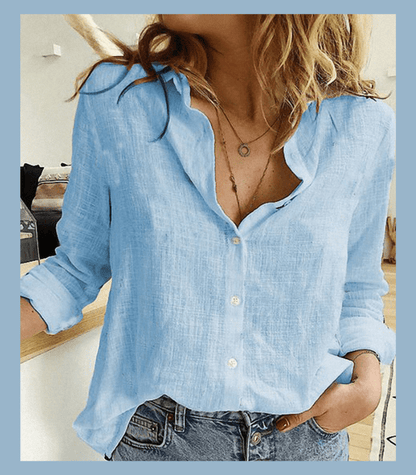 Yanna - Langärmligs Shirt - Lässig - Atmigsaktive Materialie - Alltagsauglich für Damen 3