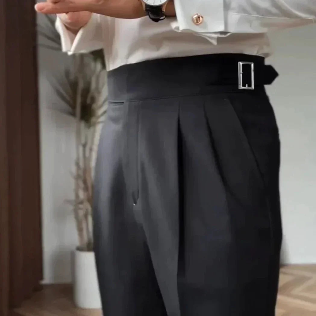 Zeke - Elegante Herrenhose mit Schnalle 4