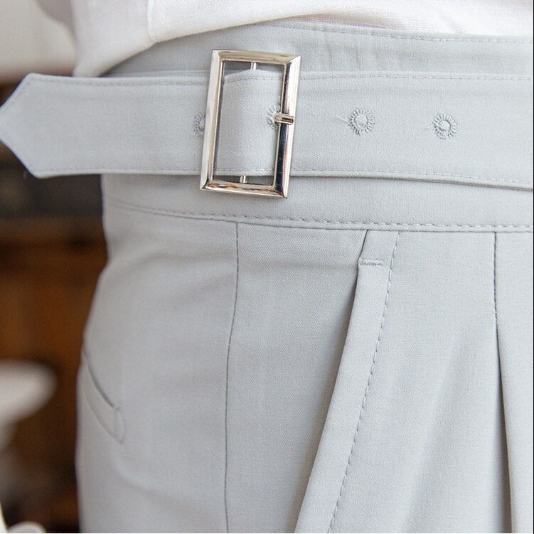 Zeke - Elegante Herrenhose mit Schnalle 6
