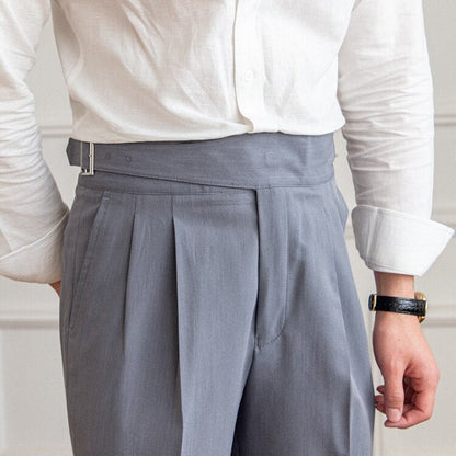Zeke - Elegante Herrenhose mit Schnalle 9